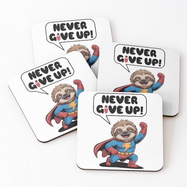 Item preview, Sloth never give up designed and sold by QuanntixArt.