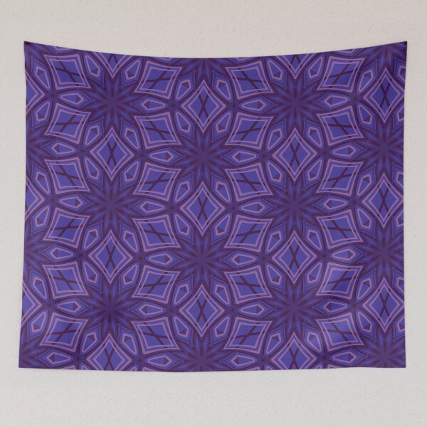 Item preview, Elegant Stylized Snowflakes - dark purple designed and sold by Dawn Anthes.