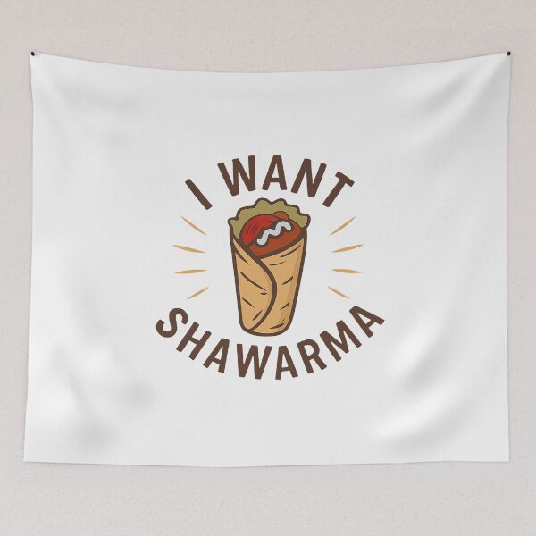 Item preview, Shawarma Craving Bold Foodie Graphic designed and sold by Istyak7.