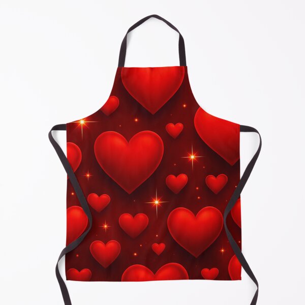 Item preview, Red Hearts with Shining Stars designed and sold by DigitalGemArt.