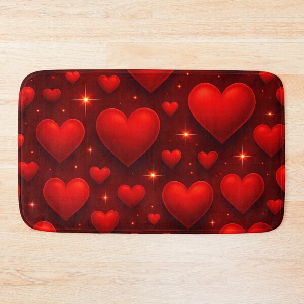 Item preview, Red Hearts with Shining Stars designed and sold by DigitalGemArt.