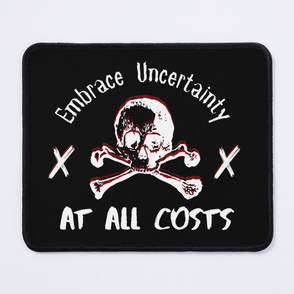Item preview, Embrace Uncertainty At All Costs | Mental Health & OCD Awareness Design designed and sold by Loops & Lines.