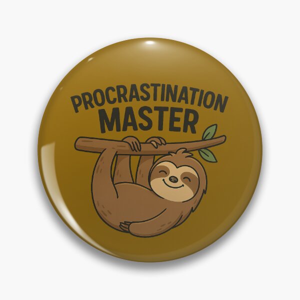 Item preview, Procrastination Master designed and sold by Sara Wrenai.