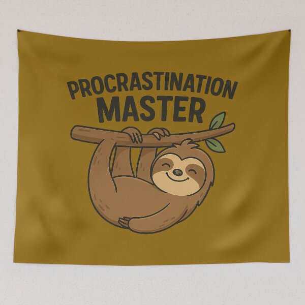 Item preview, Procrastination Master designed and sold by Sara Wrenai.