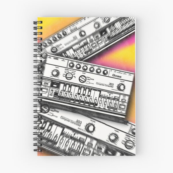 Item preview, Acid House TB-303 – Retro Rave Synth Poster Design designed and sold by MELLOWMONDAY_.
