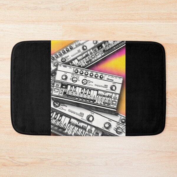 Item preview, Acid House TB-303 – Retro Rave Synth Poster Design designed and sold by MELLOWMONDAY_.