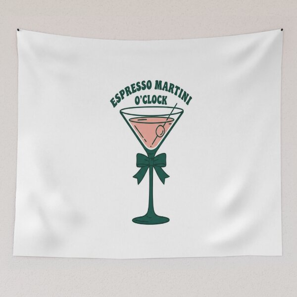 Item preview, Espresso Martini O'Clock - Cocktail Art designed and sold by Campus Charm.