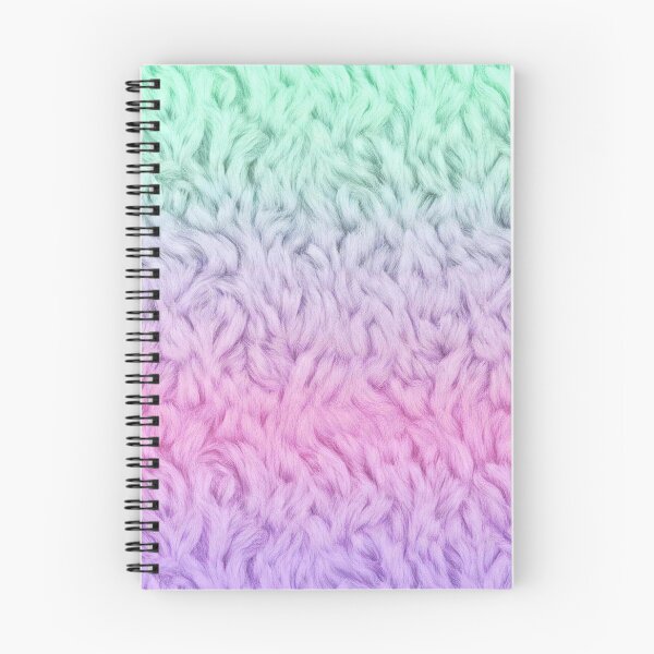 Item preview, Fluffy fur pattern ombre gradient | Pastel pattern mint pink purple designed and sold by Ascooepics.