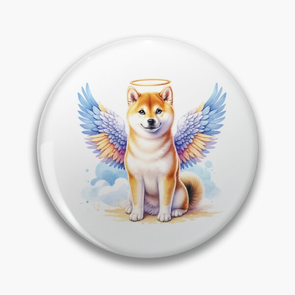 Item preview, Shiba Inu Angel designed and sold by TheAnimalZ00.