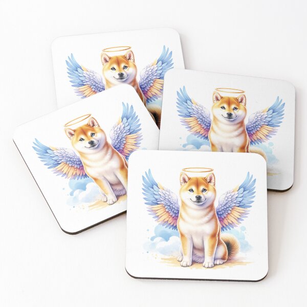 Item preview, Shiba Inu Angel designed and sold by TheAnimalZ00.