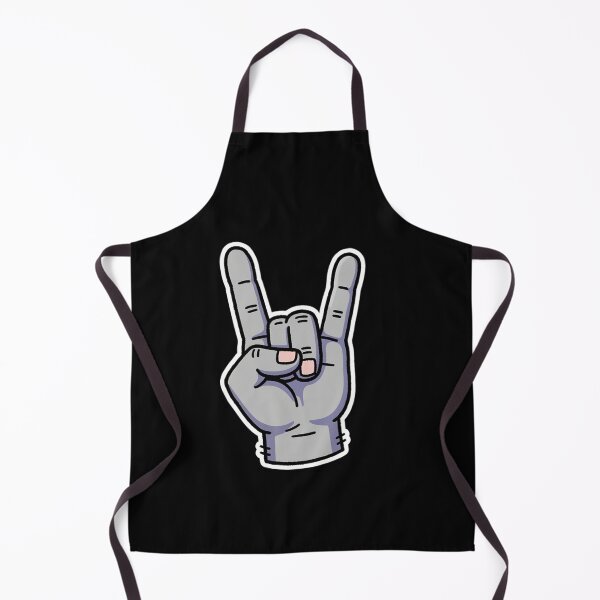 Item preview, The Thing: ILY gesture & metalhead love – Addams Family meets rocker vibes with mano cornuta designed and sold by Alex-JuJu.