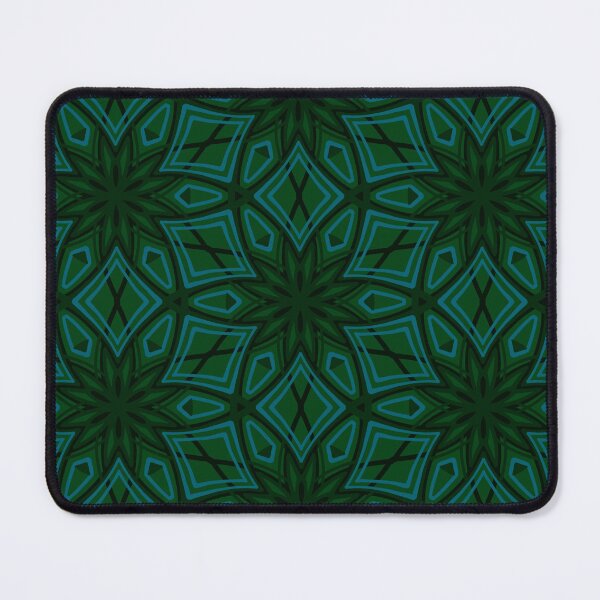 Item preview, Elegant Stylized Snowflakes - deep green designed and sold by Dawn Anthes.