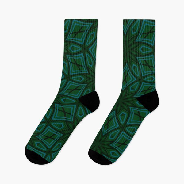 Item preview, Elegant Stylized Snowflakes - deep green designed and sold by Dawn Anthes.