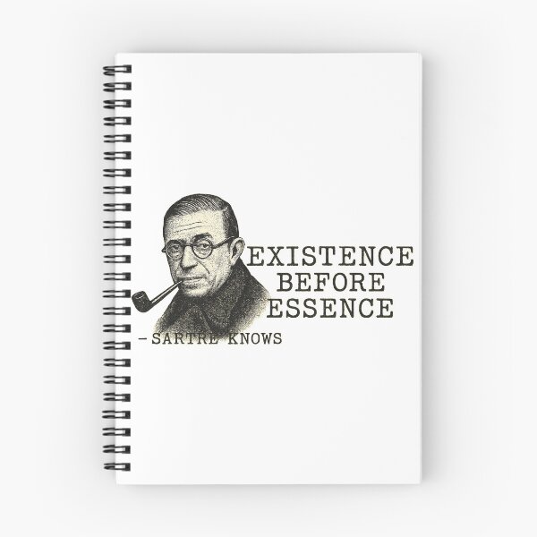 Item preview, Existence Before Essence — Sartre Knows designed and sold by Overthinkers Anonymous.