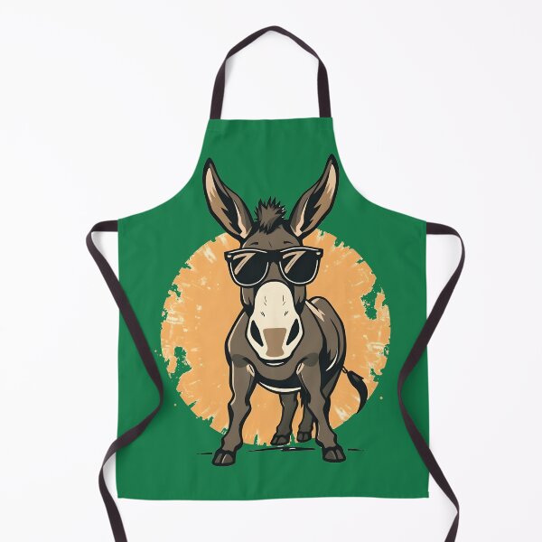 Item preview, Retro Donkey with Sunglasses Funny Farm designed and sold by 95kinimoD.