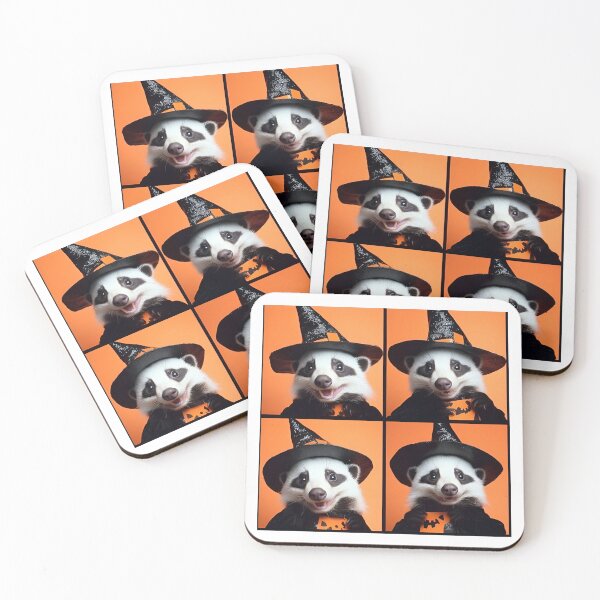 Item preview, Funny Badger Witch Halloween Costume Photobooth designed and sold by RockFireMerch.