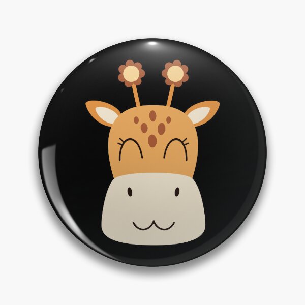 Aperçu de l'œuvre Joli visage de girafe groovy créée et vendue par Julza Art.