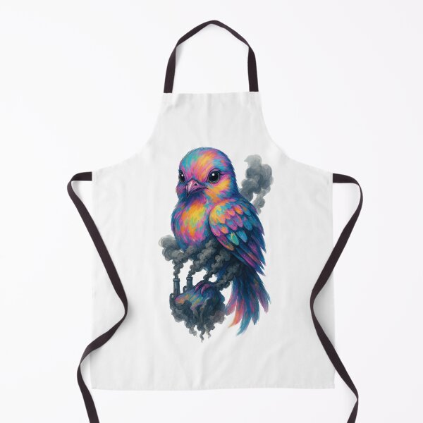 Item preview, Bird & Smoke – Environmental Pollution Awareness Art designed and sold by AddictiveDesign.