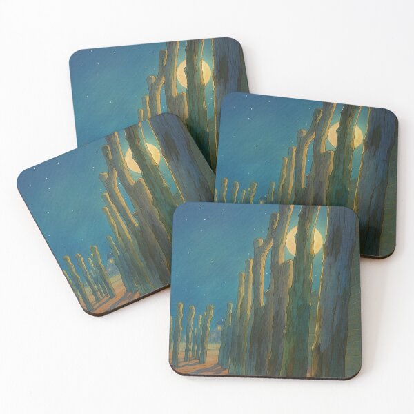 Item preview, Saint-Malo breakwaters at night designed and sold by Bao Côr.