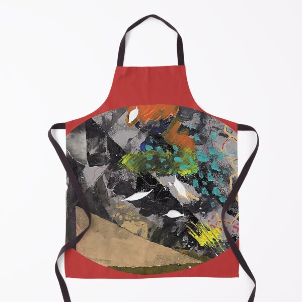 Item preview, Colorful abstract art painting/collage designed and sold by SapienSwag.