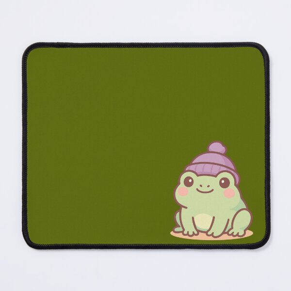 Item preview, Tiny Kawaii Frog in a Purple Beanie designed and sold by xDomiq.