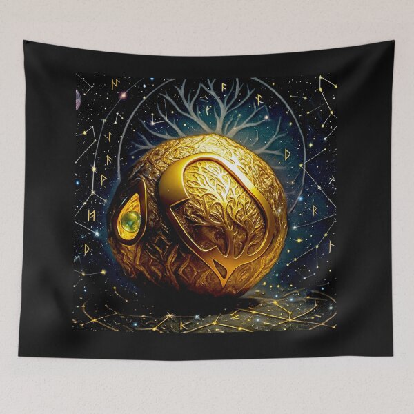 Item preview, Runes and space #2 designed and sold by Helios Be. Lavsh.