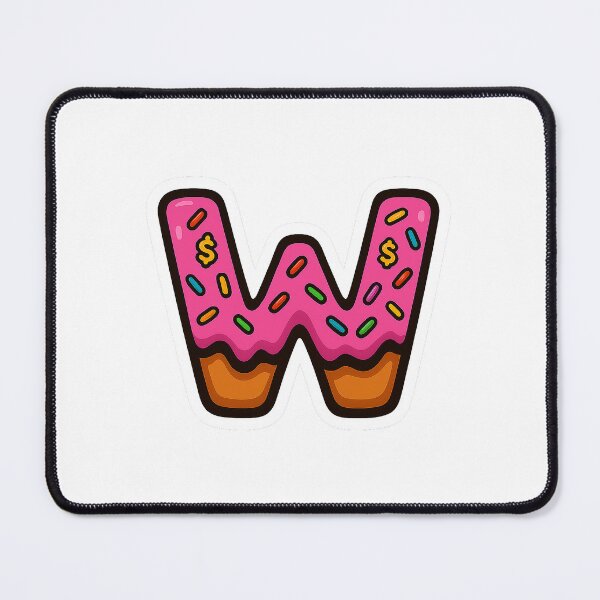 Item preview, Donut Letter W designed and sold by joshuayule.
