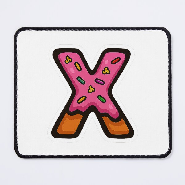 Item preview, Donut Letter X designed and sold by joshuayule.
