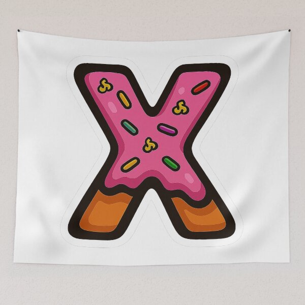 Item preview, Donut Letter X designed and sold by joshuayule.