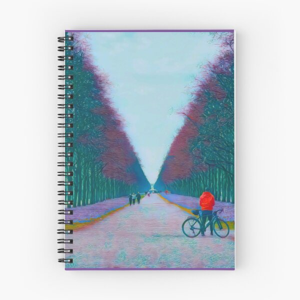 Item preview, Wide view with cyclist designed and sold by MiKaBerlin.