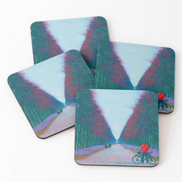 Item preview, Wide view with cyclist designed and sold by MiKaBerlin.
