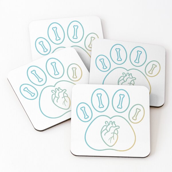 Item preview, Holographic Anatomy Paw – Minimalist Vet Hex-Art Sticker, FSA Eligible Gift designed and sold by TONSNAP.