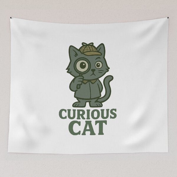 Item preview, Curious Cat designed and sold by PlanetBoi.