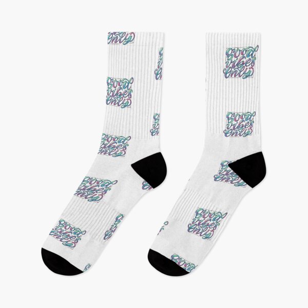 Item preview, Good Vibes Only – Colorful lettering in blue, purple, pink & green designed and sold by Taylina.