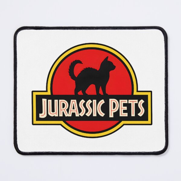 Item preview, Jurassic Pets – Cat Funny Pet Silhouette designed and sold by SlatoMato.