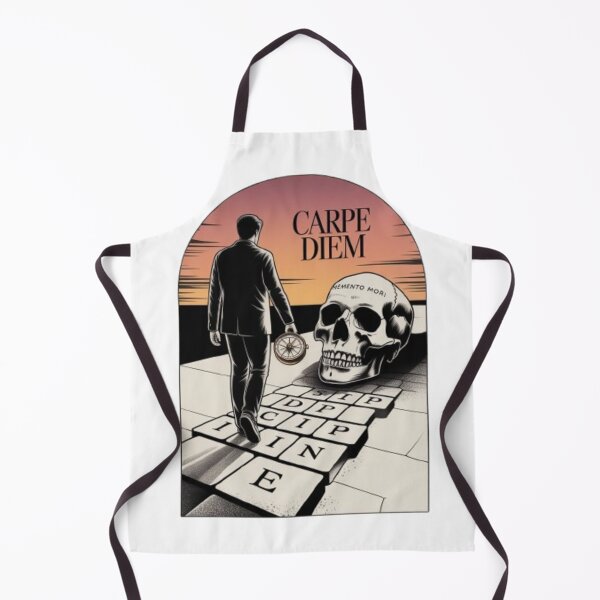 Item preview, Carpe Diem – Memento Mori Surreal Skull Art designed and sold by dortmond.
