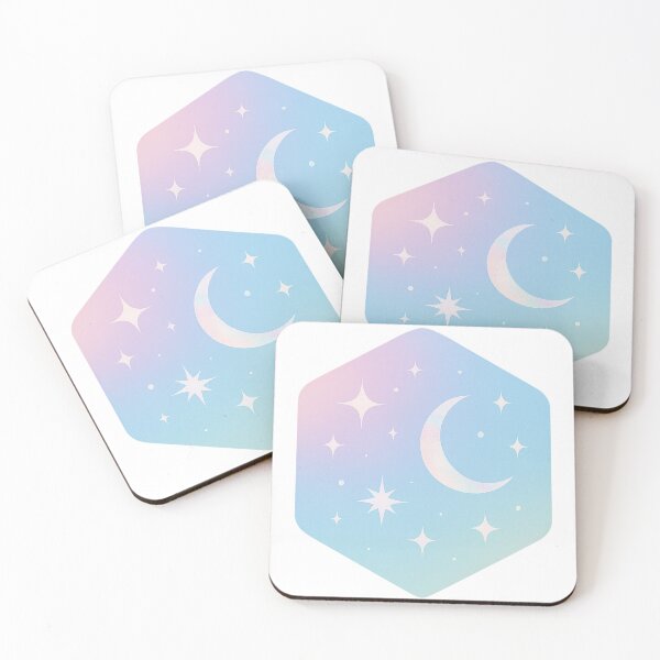 Item preview, Ethereal Celestial Hex Memorial – Holographic Sticker, Minimalist Healing Décor designed and sold by TONSNAP.