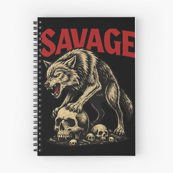 Item preview, Savage Wolf Skull Artwork – Fierce Wild Beast Design designed and sold by Trendora Studio.