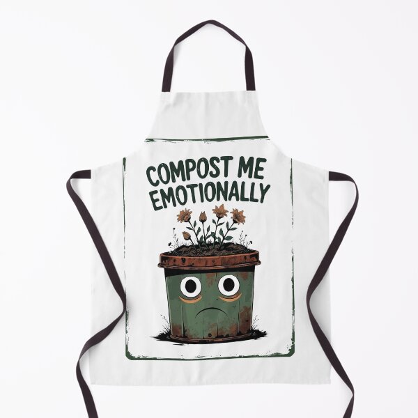 Item preview, Compost Me Emotionally – Dark Humor Eco Sad Aesthetic Funny T-Shirt & Sticker designed and sold by SnoyTextil.