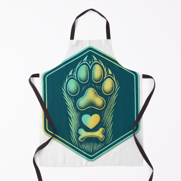 Item preview, Anatomical Holographic Paw Heart – Minimalist Hex-Art Sticker designed and sold by TONSNAP.