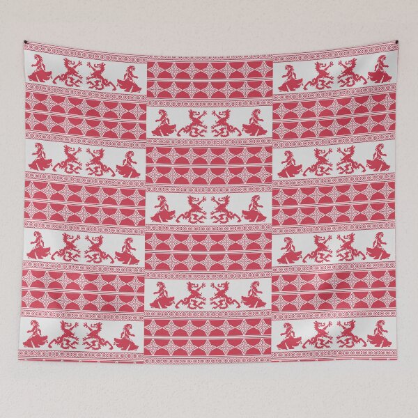 Item preview, Red Riding Hood Traditional German Cross Stitch designed and sold by FlyingJackalope.