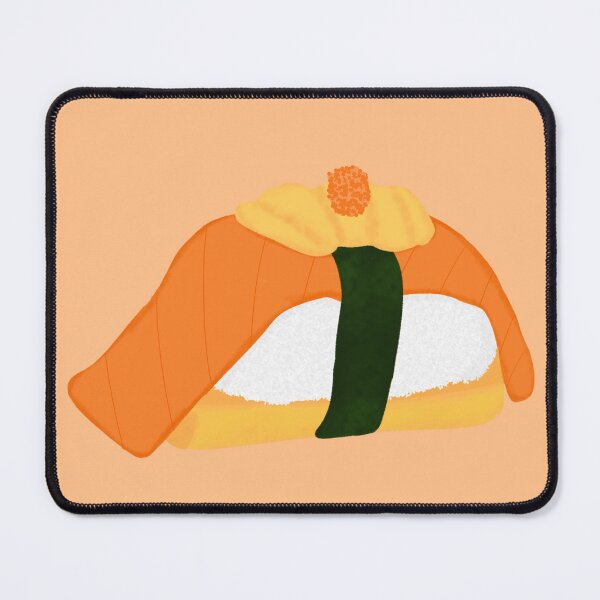 Item preview, Tamago salmon cheese sushi food illustration designed and sold by ShinArtDesign.