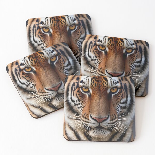 Item preview, Tiger Face Portrait designed and sold by QuirkySpark.