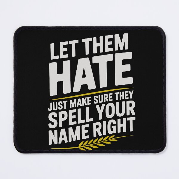 Item preview, SPELL YOUR NAME RIGHT (on black) designed and sold by boku98.
