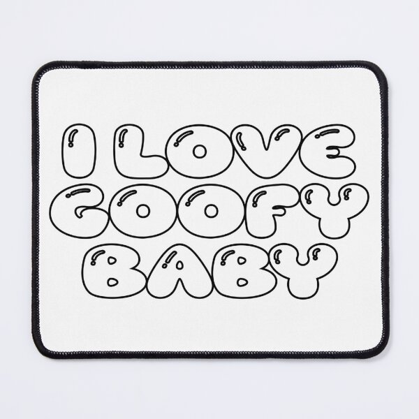 Item preview, i love goofy baby (white) designed and sold by Aesthetic Crew.