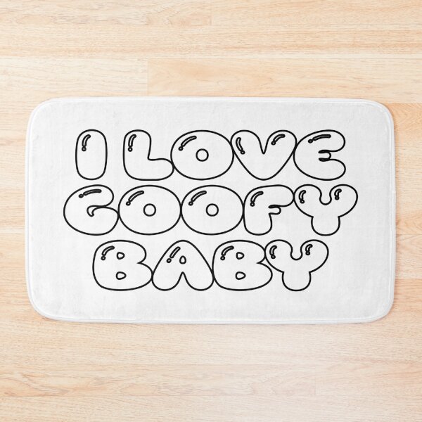 Item preview, i love goofy baby (white) designed and sold by Aesthetic Crew.