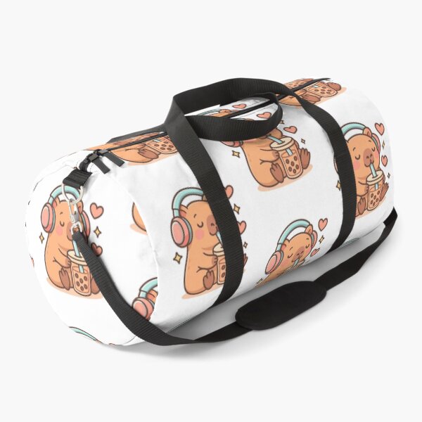 Item preview, Cute Capybara Loves Drinking Bubble Tea designed and sold by belladesign7.
