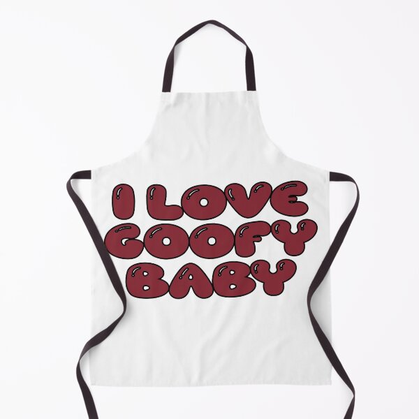 Item preview, i love goofy baby (dark red) designed and sold by Aesthetic Crew.