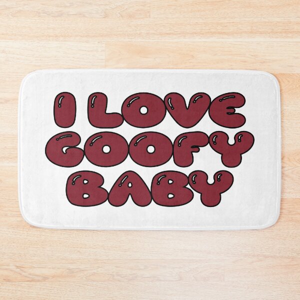 Item preview, i love goofy baby (dark red) designed and sold by Aesthetic Crew.