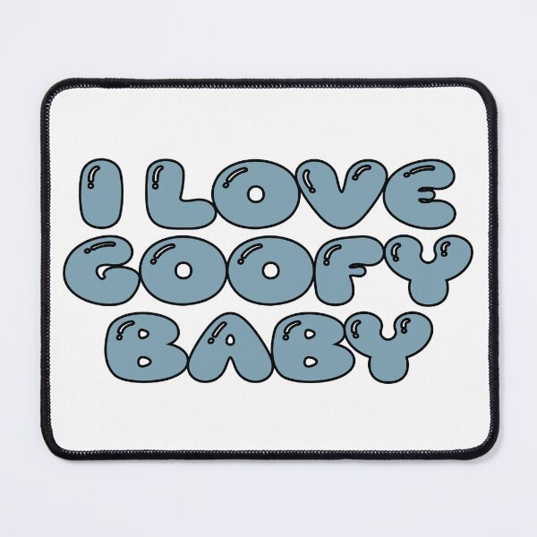 Item preview, i love goofy baby (blue gray) designed and sold by Aesthetic Crew.